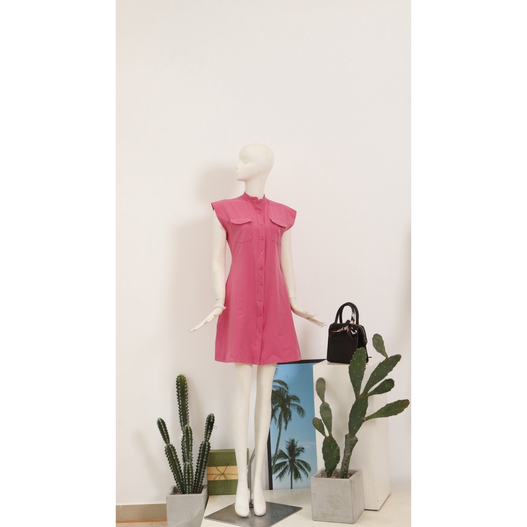 Đầm MIXX@ túi ngực hàng nút