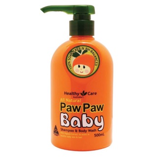 Sữa tắm đu đủ paw paw baby healthy care 500ml của úc - ảnh sản phẩm 1