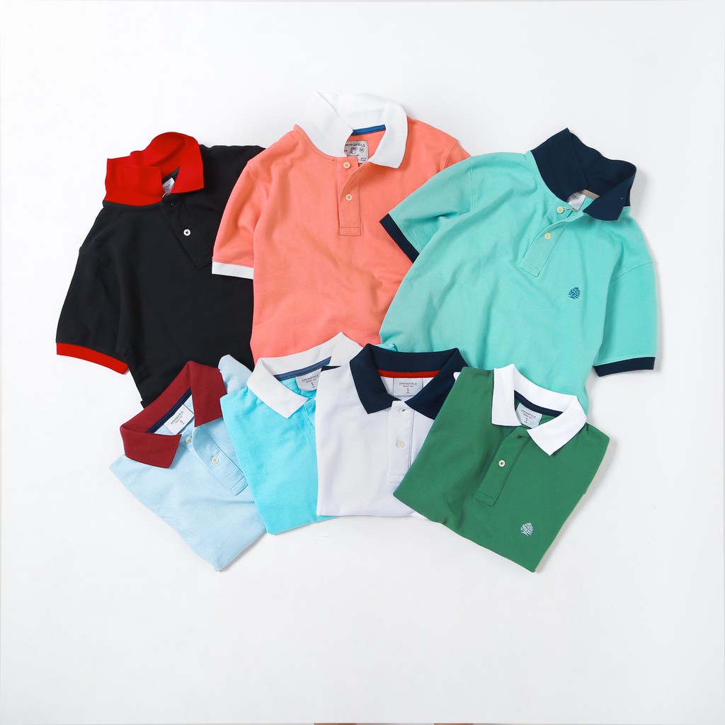 Áo thun Polo Spri cổ viền, màu sắc tươi mới | BigBuy360 - bigbuy360.vn