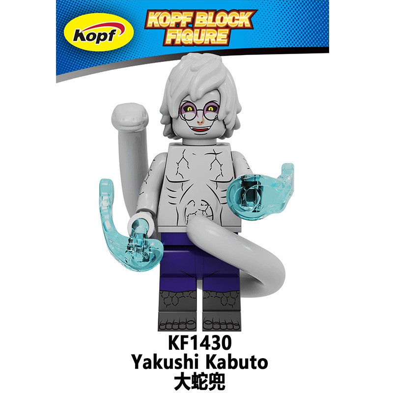 Minifigures Các Nhân Vật Trong Naruto Madara Kikimaro Kabuto KF6126 Mẫu Mới Ra Siêu Hot