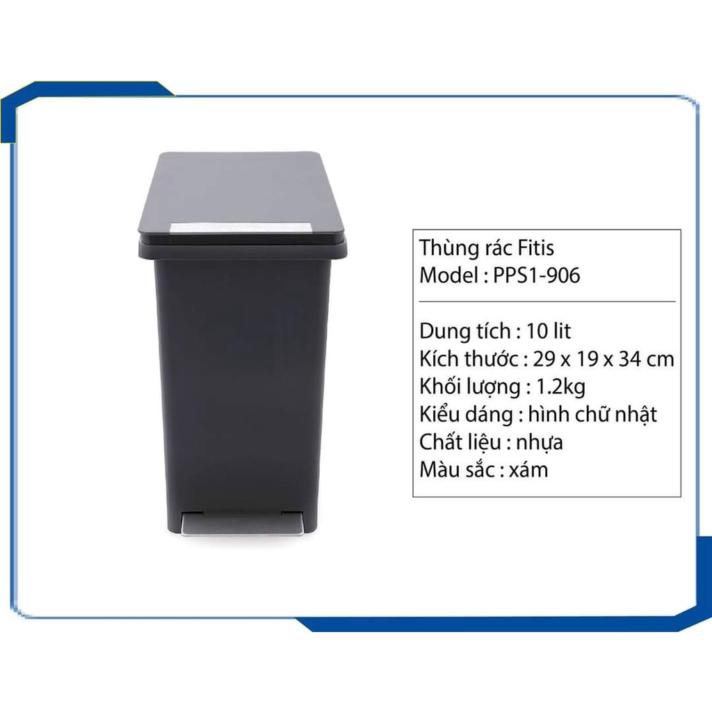 Thùng rác FITIS 10l-12l - 15l - 20 l - 22L
