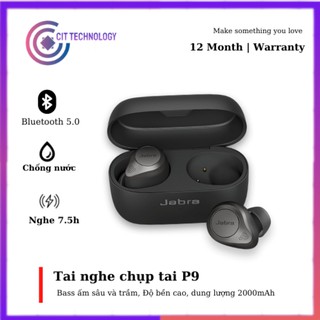 Tai nghe không dây bluetooth True Wireless JABRA Elite 75T Wireless[1dổi 1 BH 12 tháng]chống ồn chống nước Sạc Không Dây