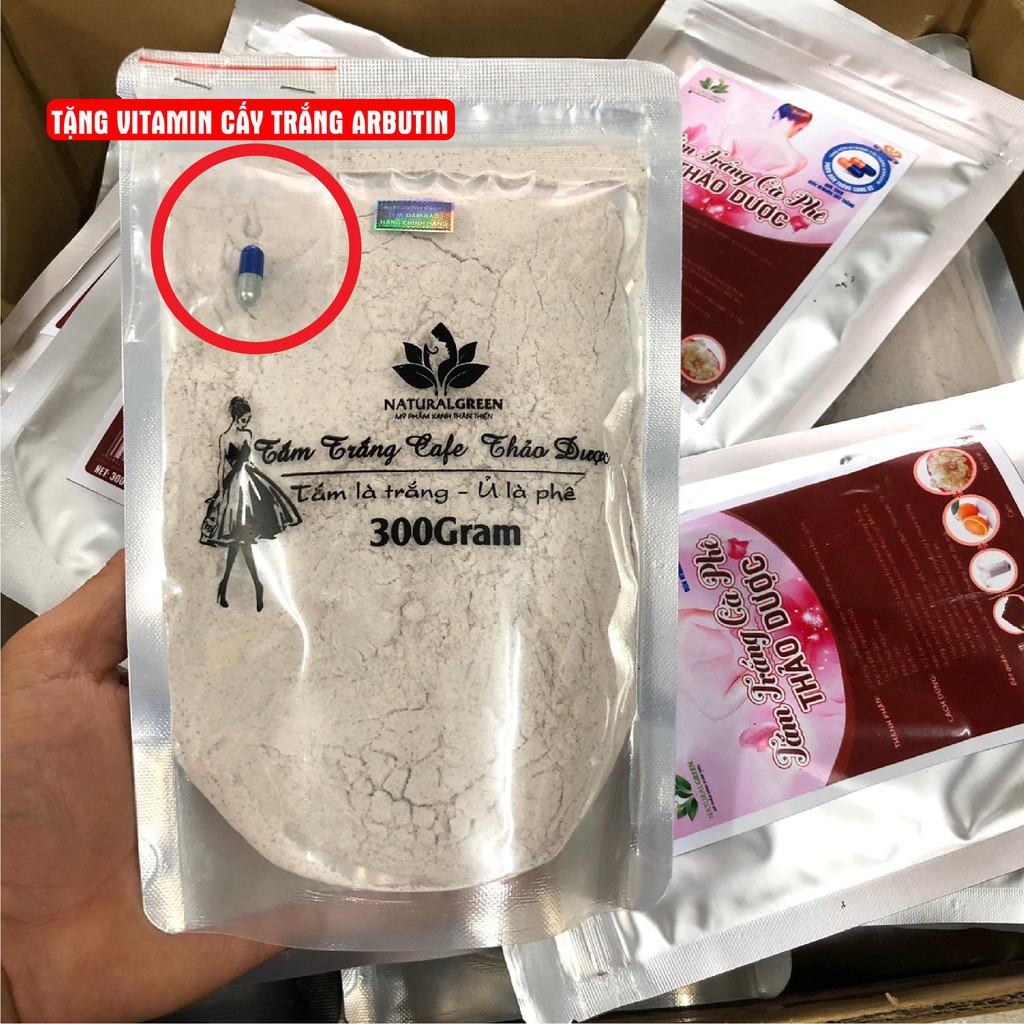 COMBO 1 GÓI TO Ủ TRẮNG CAFE (dùng cả face và body) . 300gr mới . | BigBuy360 - bigbuy360.vn