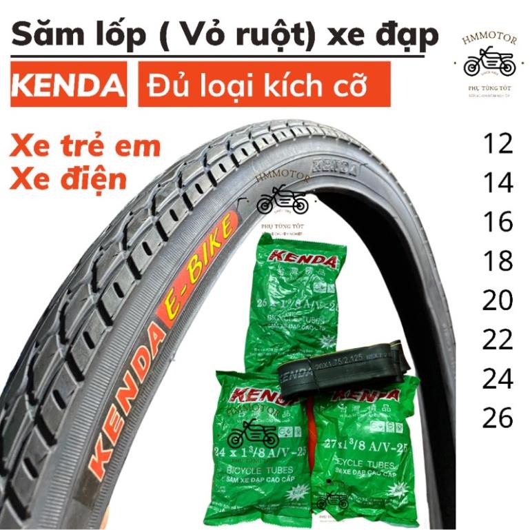 Combo tiết kiệm 1 vỏ 1 ruột cho xe đạp trẻ em và xe đạp người lớn 12 14 16 18 20 22 24 26 600 650 660 680 700
