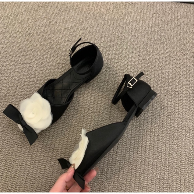 ♟Giày Sandal Đế Bệt Thời Trang Mùa Xuân Pháp 2022 Dành Cho Nữ