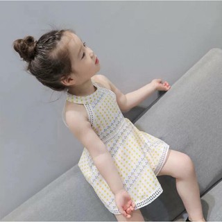 Váy yếm ren QCCC cho bé