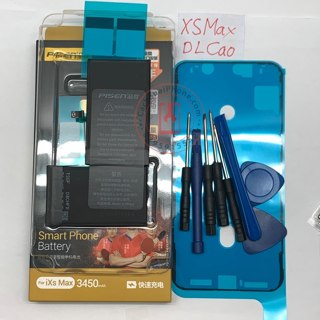 Pin Pisen tương thích cho điện thoại XS Max Táo