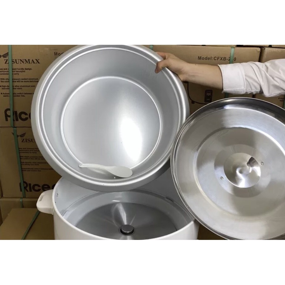 Nồi Cơm Điện Công Nghiệp Zisun  Zisunmax CFXB-300B Bảo hành 12 tháng