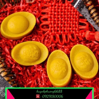 ❤️Tết❤️ Khuôn làm bánh dứa , trung thu 50g , Thỏi vàng ( 4 mặt 1 nhấn)