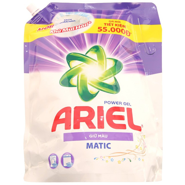 Nước giặt Ariel túi 2.15kg - 2.4kg