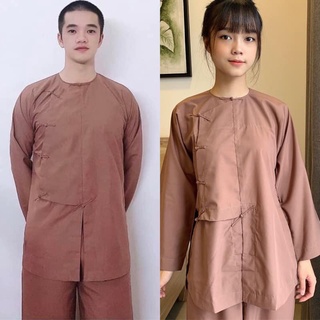 Đồ lam đi chùa # vạt hò nút thắt vải kate mềm