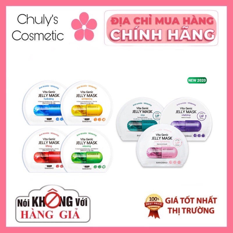 Mặt nạ Vitamin Banobagi các loại