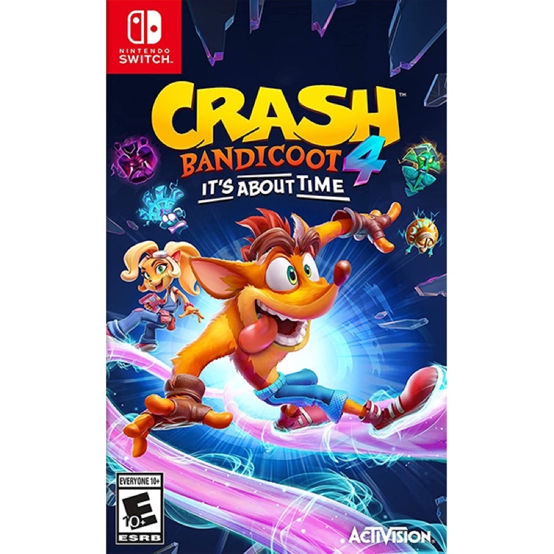 Đĩa game nintendo switch : Crash Bandicoot 4 It's About Time