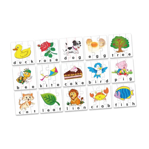 Đồ chơi gỗ Bộ ghép hình học chữ Tiếng Anh | Winwintoys 64442 | Phát triển trí tuệ và tiếng Anh vỡ lòng cho bé