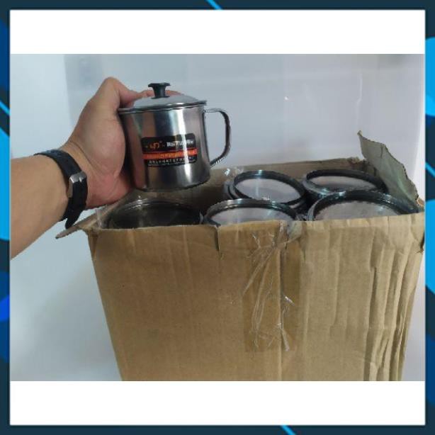 Ca-cốc inox quai có nắp 4 size 7-8-9-10-12cm