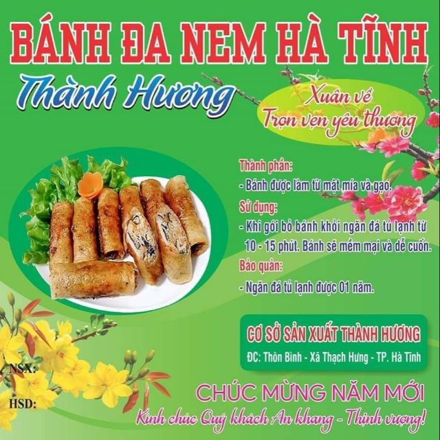 Bánh đa nem hà tĩnh