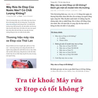 Máy rửa xe | Máy rửa xe Etop RS1B