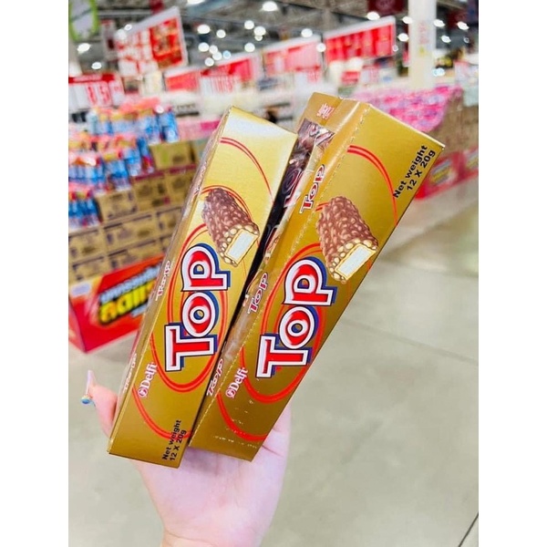 BÁNH XỐP TOP PHỦ SOCOLA ĐẬU PHỘNG THÁI LAN