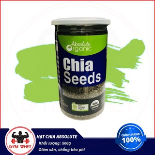 Hạt Chia Thần thánh Giảm Cân Absolute Organic Bịch 500 gram - Australia - Authentic 100%