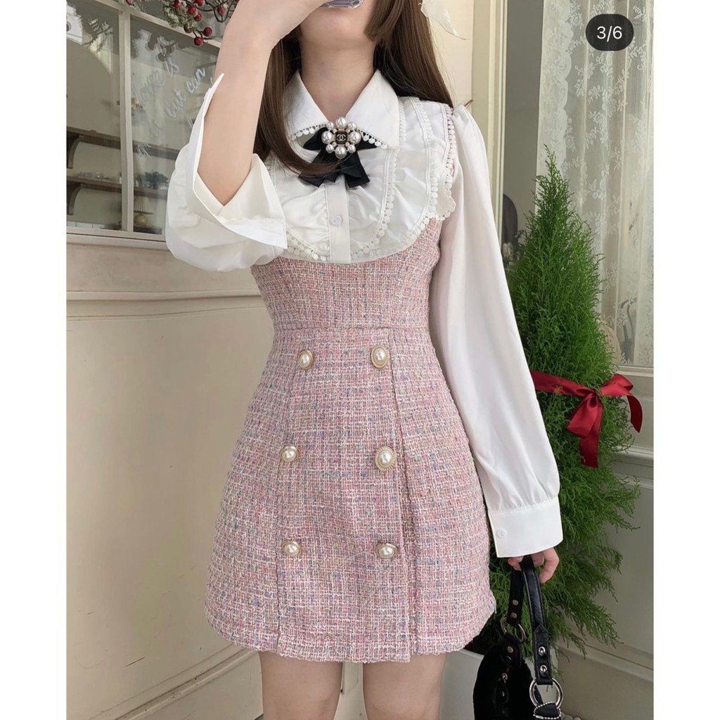 đầm bố hồng 9616
