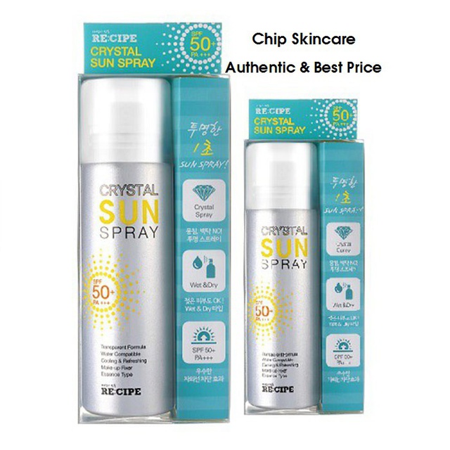 Xịt chống nắng Crystal Sun Spray SPF50+ PA+++ Hàn Quốc