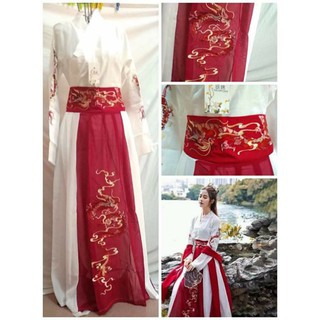 Hán phục cổ trang thêu nguyên bộ