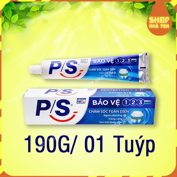 Kem đánh răng PS bảo vệ 123 190g chăm sóc toàn diện