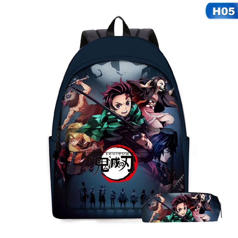 Ba Lô Đi Học Họa Tiết Anime Demon Slayer: Kimetsu No Yaiba