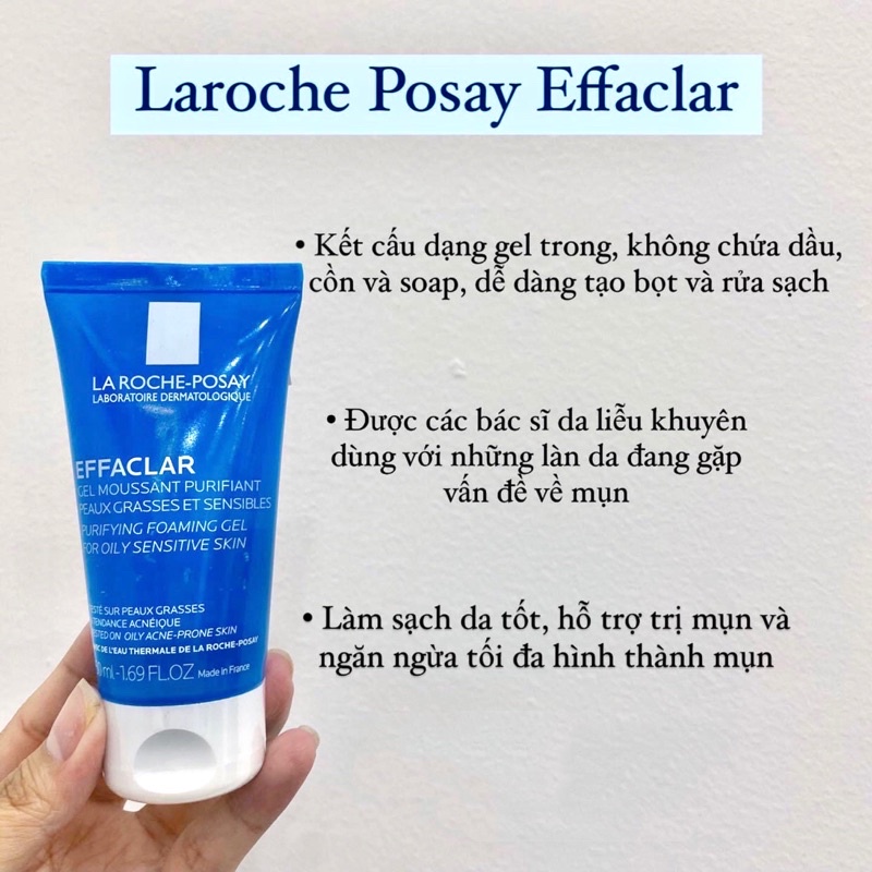 Sữa rửa mặt La Roche-Posay Effaclar Purifying Foaming Gel Cleanser