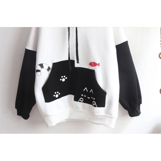 Áo khoác, áo hoodie unisex nam nữ nỉ ngoại family animal sừng cute năng động thời trang học đường