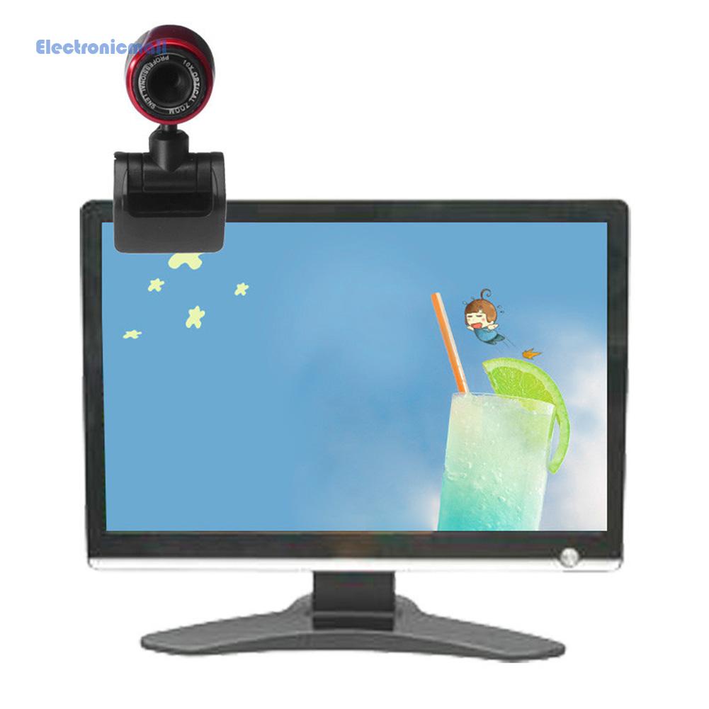 Webcam điện tử USB 2.0 HD kèm micro hỗ trợ phát sóng trực tiếp