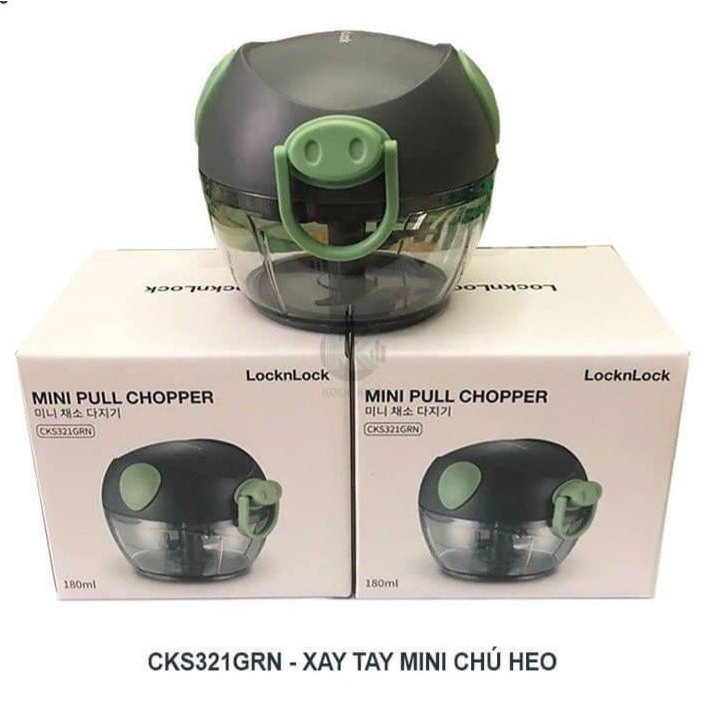 [Lock&Lock Chính Hãng] Dụng cụ xay tay mini - CKS321GRN.