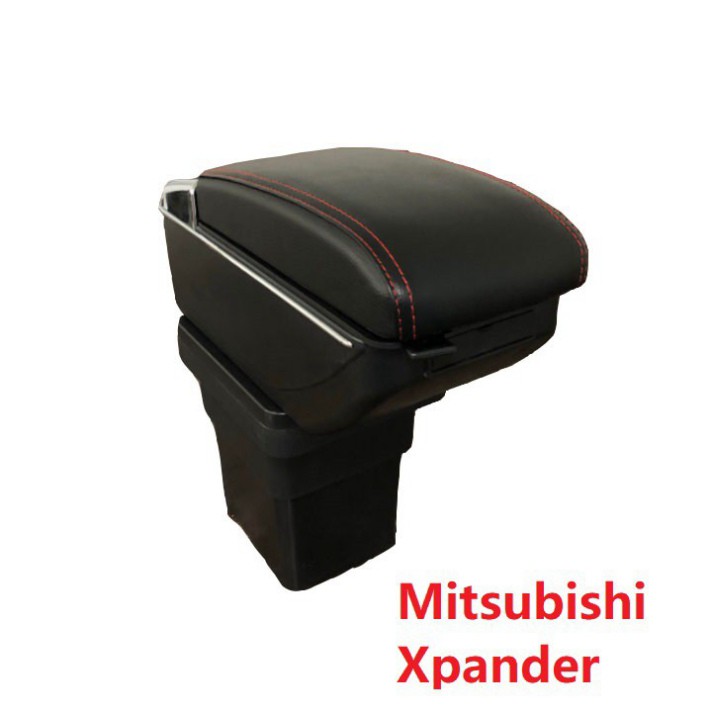Sản Phẩm Hộp tỳ tay xe hơi cao cấp Mitsubishi Xpander tích hợp 7 cổng USB - Mầu Đen và Be .