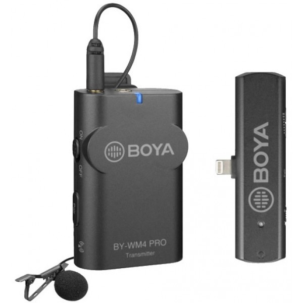 BOYA BY-WM4 PRO K3 - Bộ micro thu âm không dây cổng Lightning dành cho thiết bị iOS
