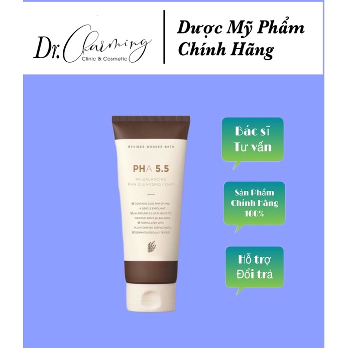 Sữa rửa mặt cân bằng da PHA 5.5 pH Blancing PHA Cleansing Foam 150ml