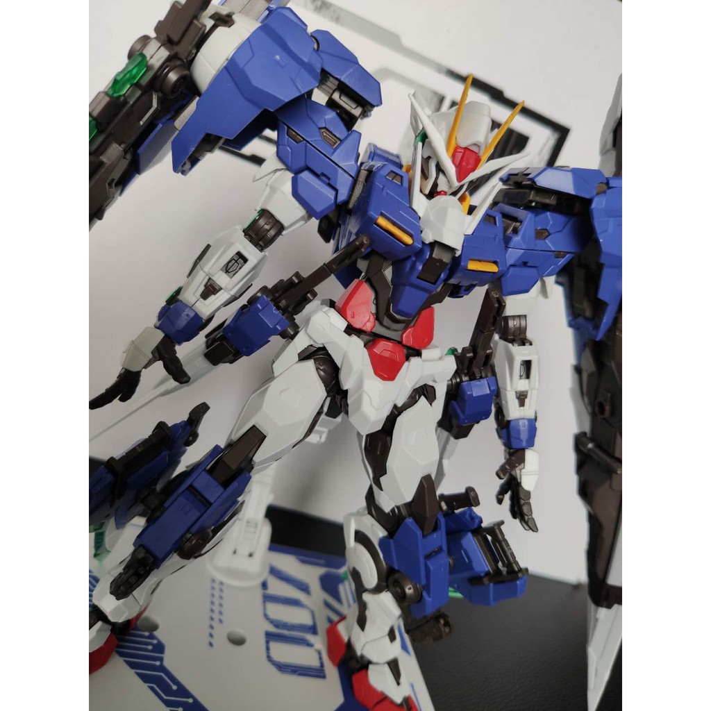 Mô hình lắp ráp MJH MG 1/100 00 seven sword 7s 007s ver MB Red Blue color double weapon