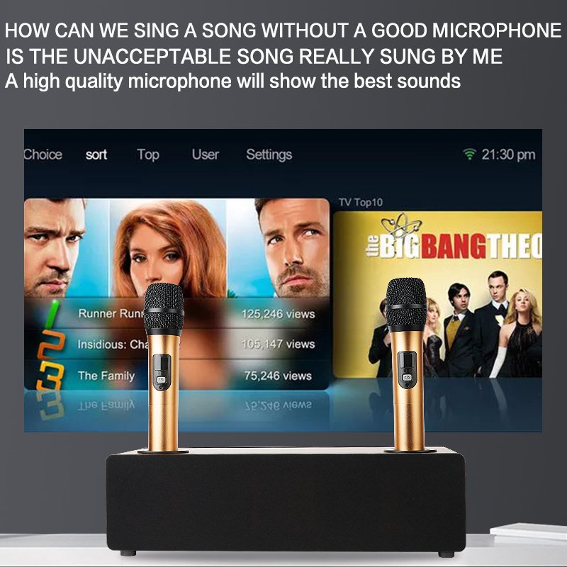 Trọn bộ karaoke gia đình Ontekco A-300 không dây hát siêu đỉnh