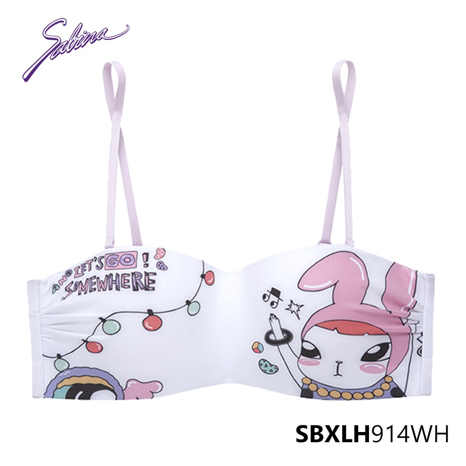 Combo Áo Lót Mút Vừa Cup Ngang Và Quần Đồng Bộ Phối Hoa Văn Ano Collection By Sabina SBXLH914WH+SUXLH914VL | BigBuy360 - bigbuy360.vn