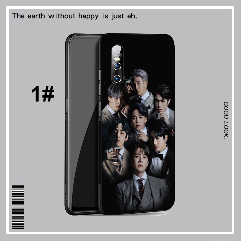 Ốp điện thoại dẻo in hình BTS cho VIVO S7 S9 S10 Y30 Y21 Y33S Y21S Y73S S7E Y73 2021 V21E Y70S Y51S Y70T Y53S Y31S L26