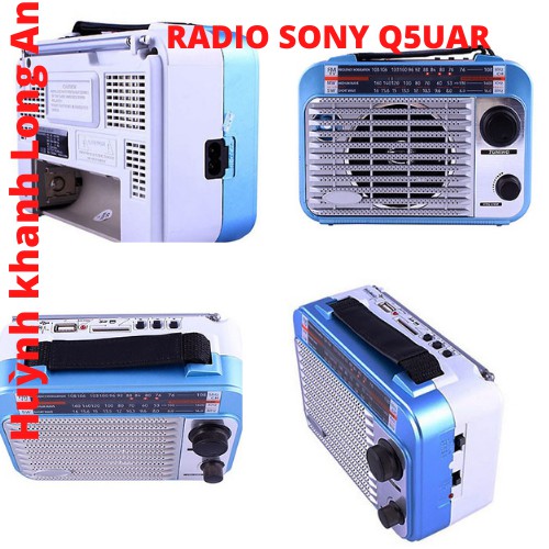 RADIO 3 BĂNG TẦN ĐỌC THẺ/USB PIN SẠC SONY Q5UAR CHÍNH HÃNG