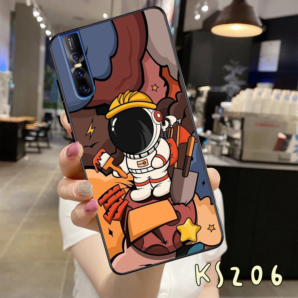 Ốp lưng Vivo V15 - Vivo V15 Pro - Vivo V17 - Vivo V17 Pro - Ốp in hình Phi hành gia cực hot