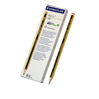 Hộp 12 chiếc bút chì Đức sọc vàng đen STAEDTLER  hàng xịn