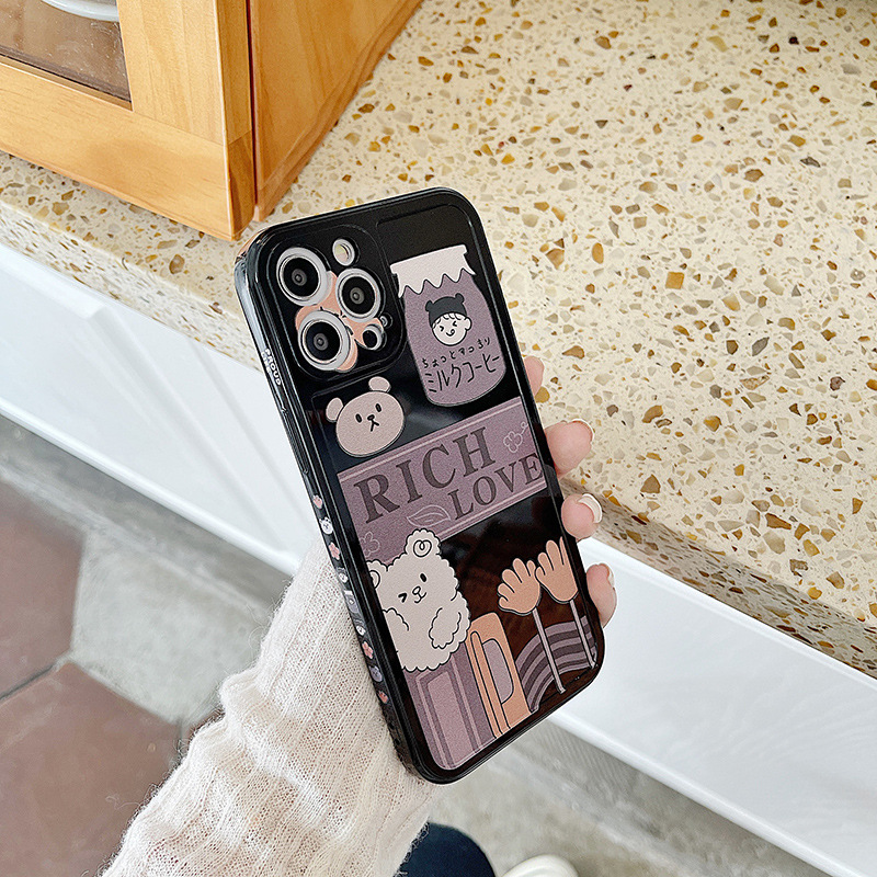 Ốp lưng iphone vuông cạnh hình insbear 6plus/6s/6splus/7/7plus/8/8plus/x/xr/xs/11/12/pro/max/plus/promax | BigBuy360 - bigbuy360.vn