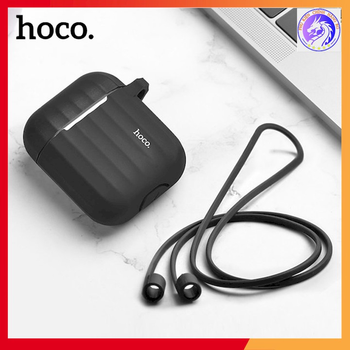 Hộp Nhựa Silicon Đựng Tai Nghe Airpods 1&amp;2 Hoco WB10 - Dày 2.65mm - Hàng Chính Hãng