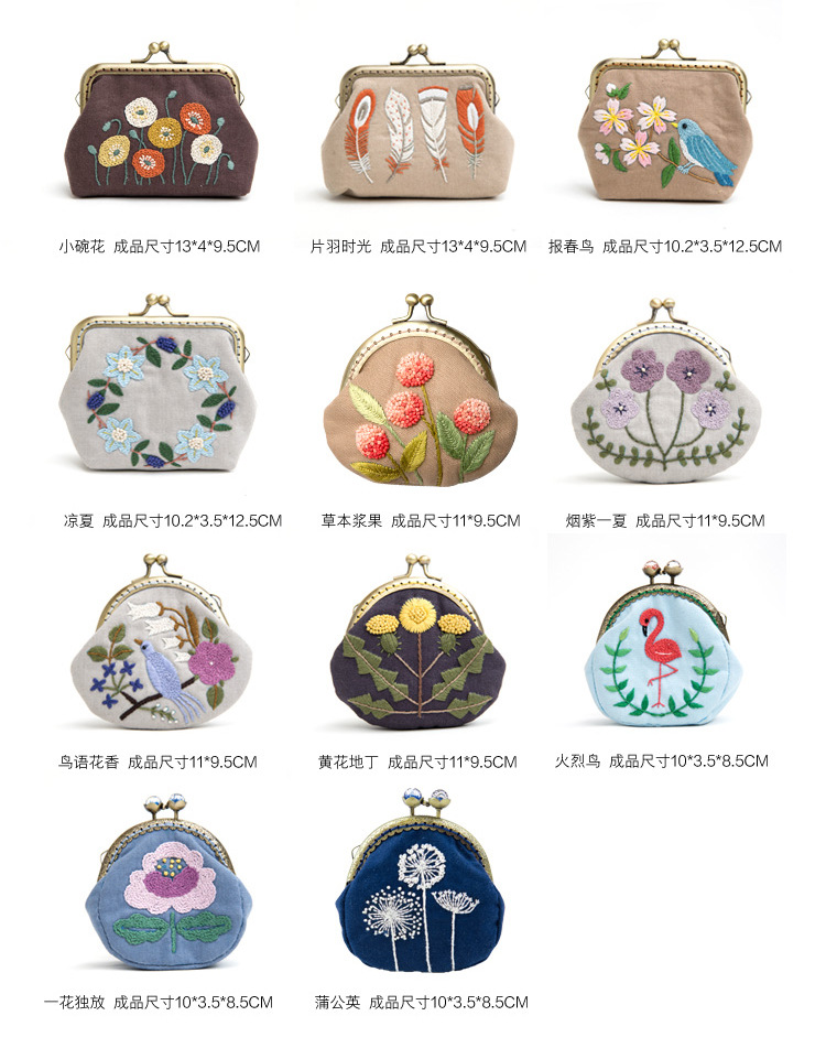 Ví Thêu Tay Phong Cách Châu Âu Sang Trọng