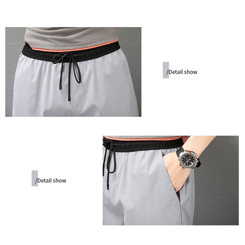 Quần short thể thao ống rộng màu sắc thời trang đi biển cho nam