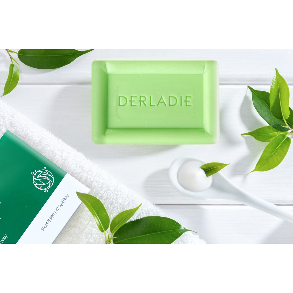 Xà phòng giảm mụn cơ thể Derladie Body Cleansing Bar For Blemish Skin