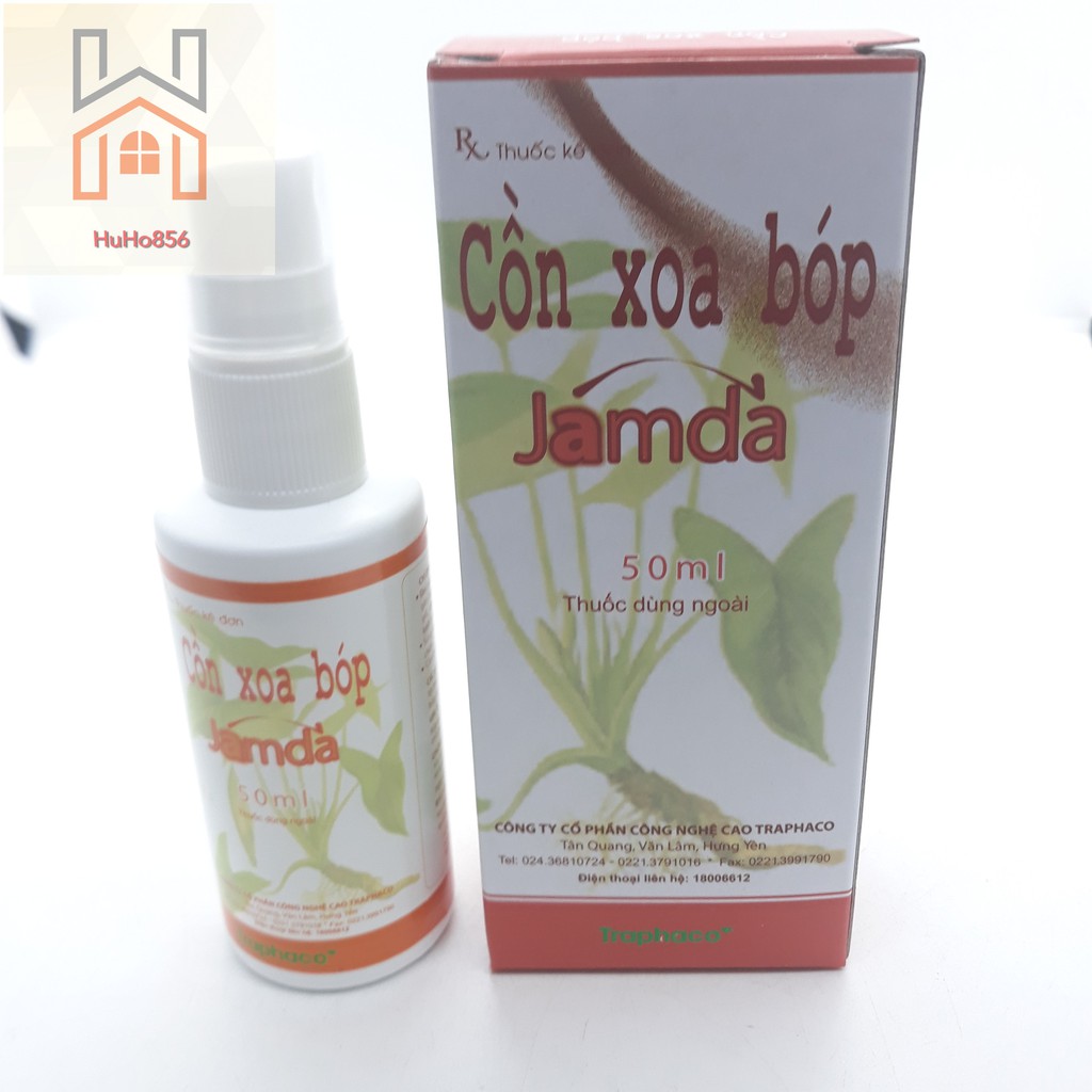 Jamda - Traphaco - Cồn Xoa Bóp 50ml