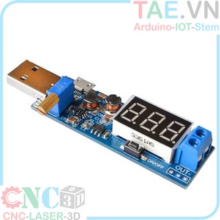 Mạch Tăng Áp - Hạ Áp Cổng USB Có Màn Hình