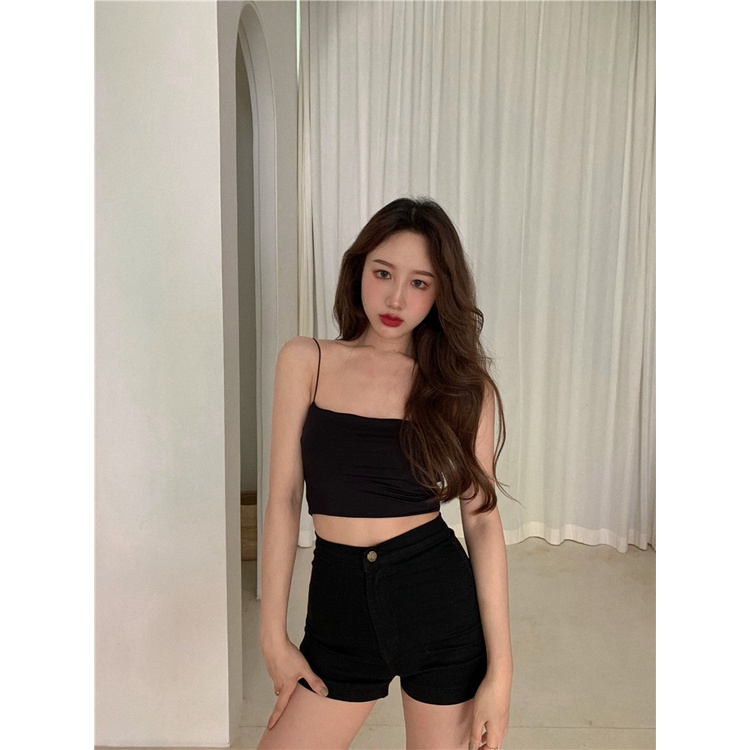 Cocory vn Áo sát nách dệt kim kiểu dáng đơn giản trẻ trung quyến rũ cho nữ